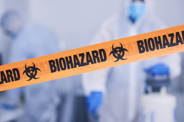 Professional Biohazard technician working in Robbins, NC